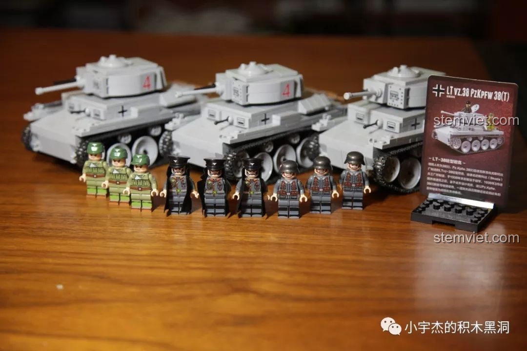 Bộ lắp ráp xe tăng Panzerkampfwagen IV (T) của Đức của QUANGUAN.