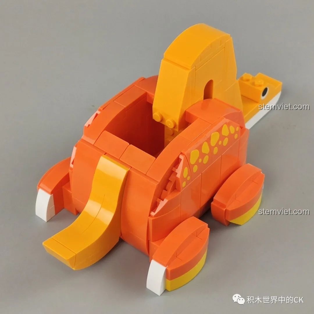 Toàn bộ 5 mô hình lắp ráp khủng long Fun Desk JAKI đã hoàn thành trên bàn