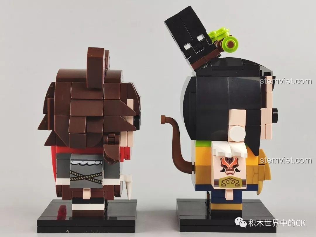 Bộ sưu tập 4 mô hình đồ chơi lắp ráp Keeppley A0122-A0125 Khương Tử Nha, Tứ Bất Tượng, Tiểu Cửu, Thân Công Báo đã lắp ráp