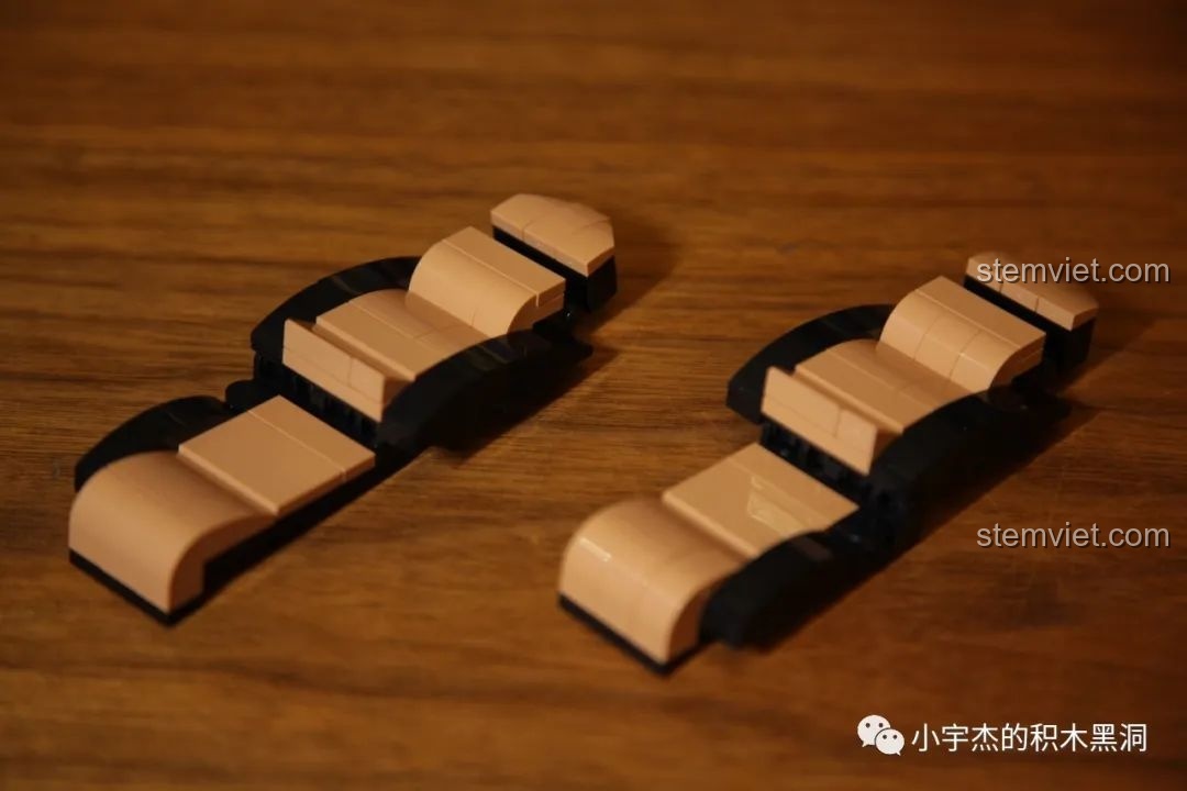 Cận cảnh các chi tiết ngoại thất đặc biệt của Mould King 13056 Lamborghini Hyper, cho thấy độ hoàn thiện.