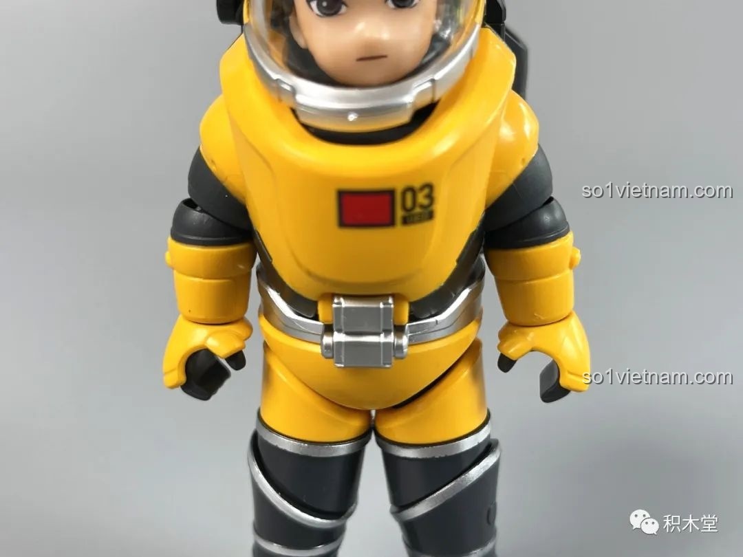 Mô hình phi hành gia, robot Bôn Bôn và nhân vật vàng MAX của布鲁可 Lưu Lạc Địa Cầu 2