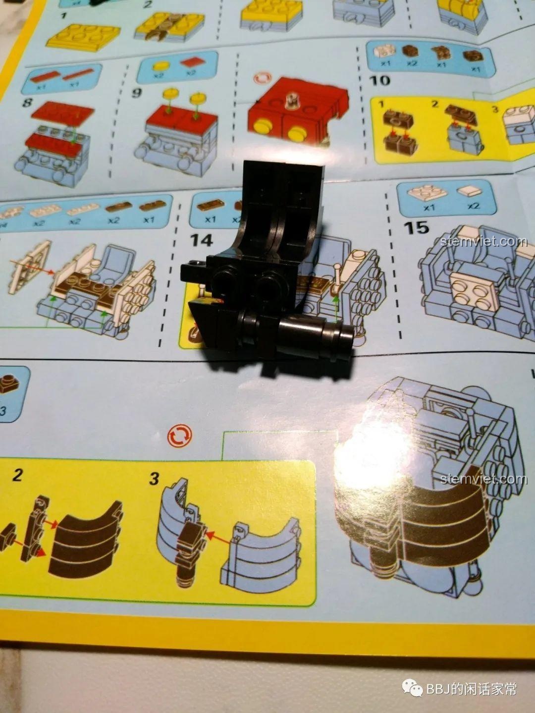 Hoàn thiện bộ lắp ráp Tégu Brick 72100 Mickey Mecha