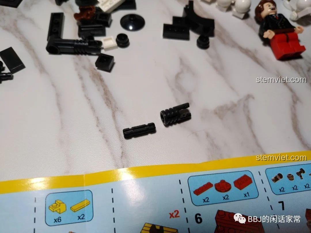 Chi tiết khớp nối cánh tay Mickey Mecha của Tégu Brick 72100