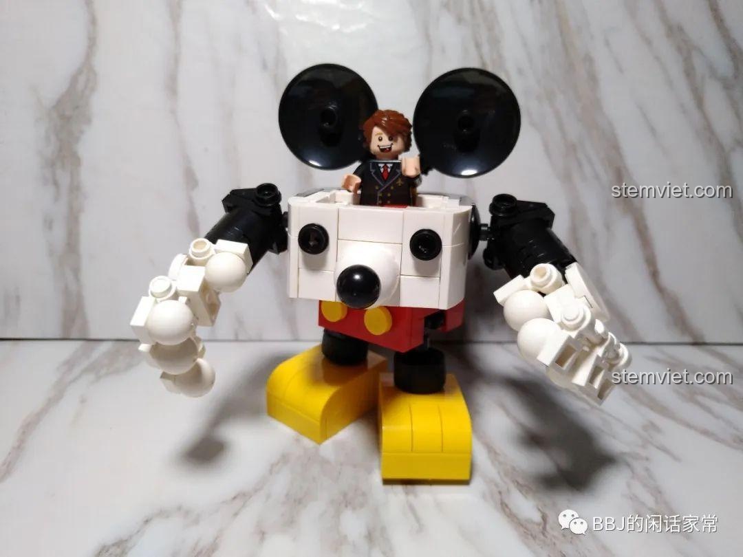 Nhân vật phi công Tégu Brick 72100 Mickey Mecha