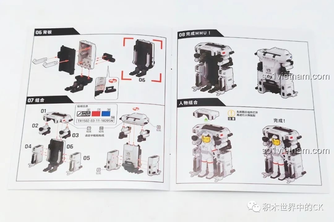 Các loại mảnh ghép trong bộ MMU Lưu Lạc Địa Cầu 2