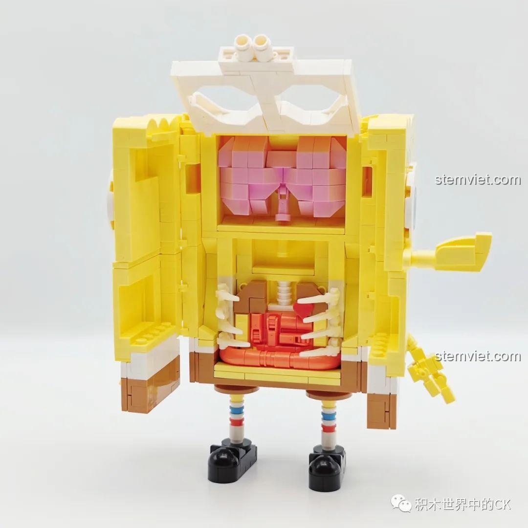 Mô hình SEMBO Spongebob Squarepants 612203 với bảng hiệu 'A Few Moments Later'