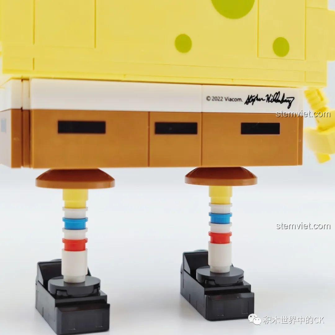 Các nhân vật Spongebob Squarepants lắp ráp từ SEMBO