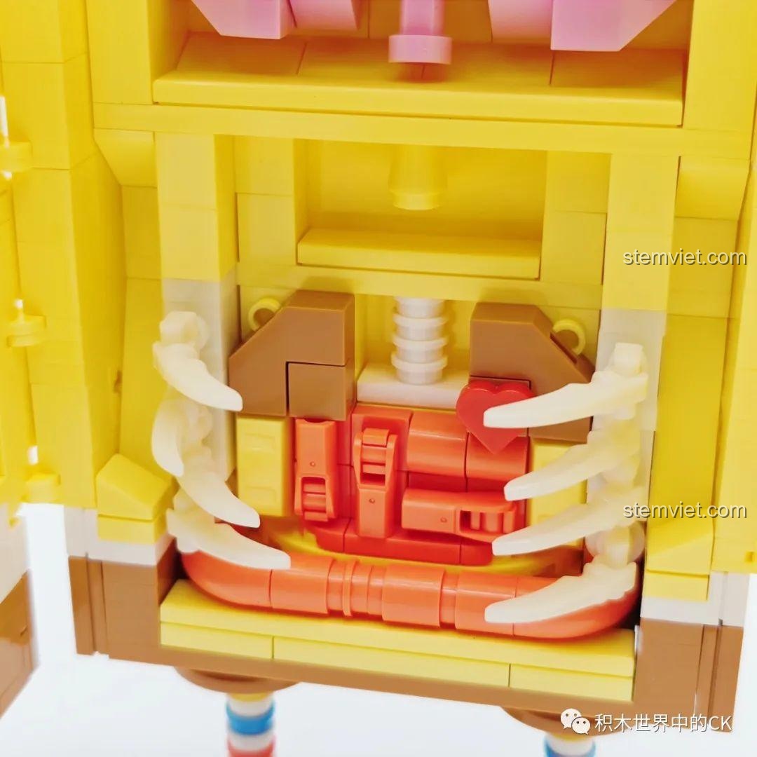 Mô hình SEMBO Spongebob Squarepants 612203 với các nhân vật khác trong bộ