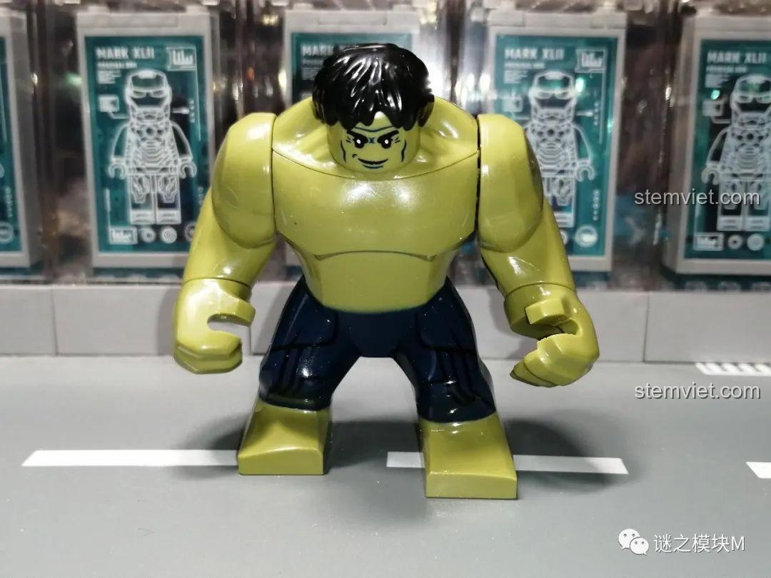 Mô hình Iron Man Mark 38 hoàn chỉnh từ bộ lắp ráp Shuang Xiang SX4064.