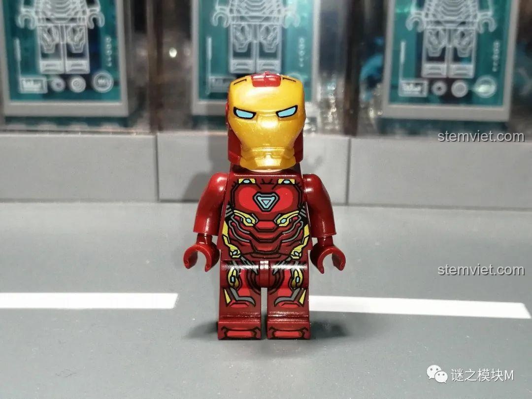 Minifigure Iron Man Mark 50 của bộ lắp ráp Shuang Xiang Iron Man Mark 38 Igor SX4064.