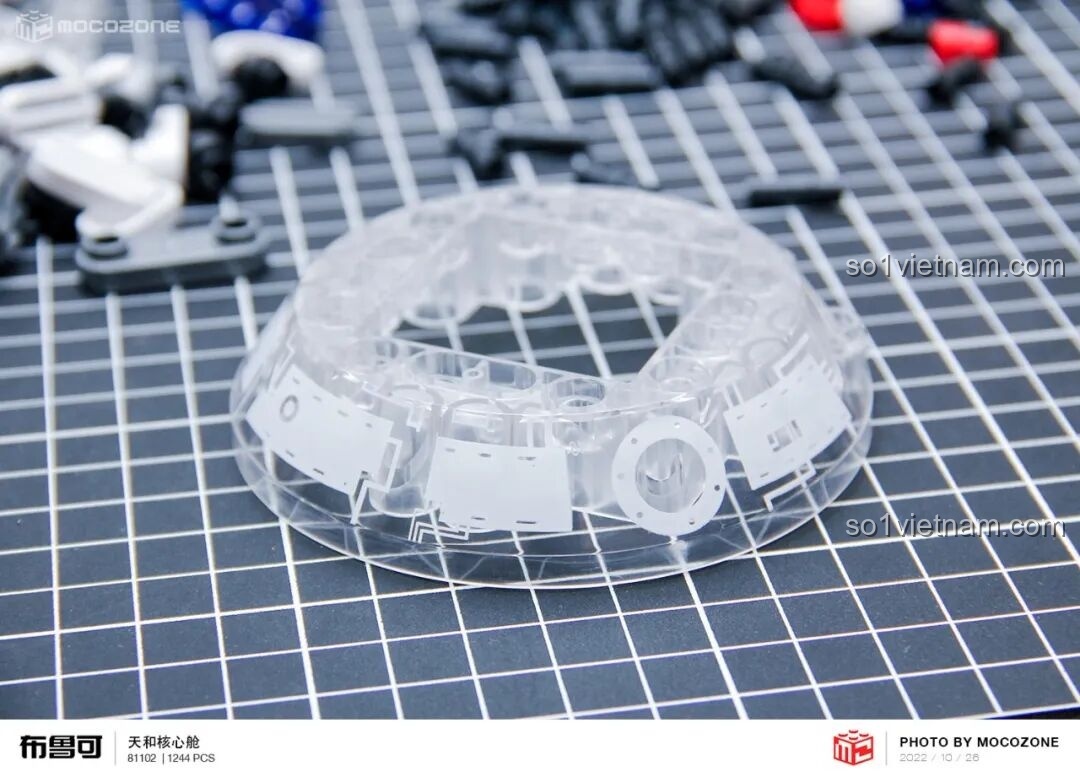 Mô hình module với các chi tiết nội thất