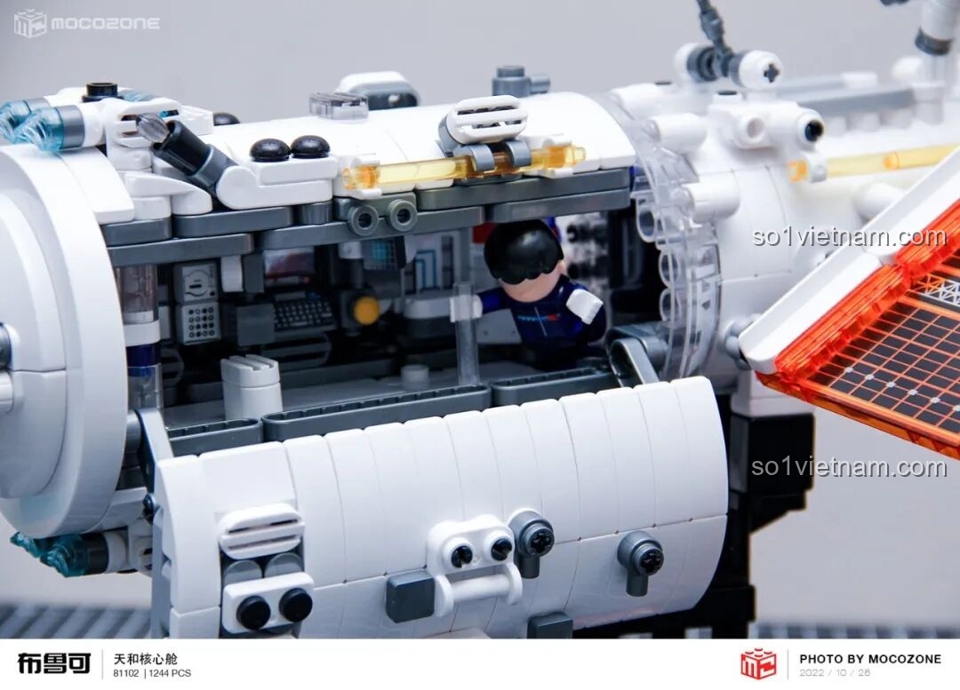 Mô hình module đang được lắp ráp