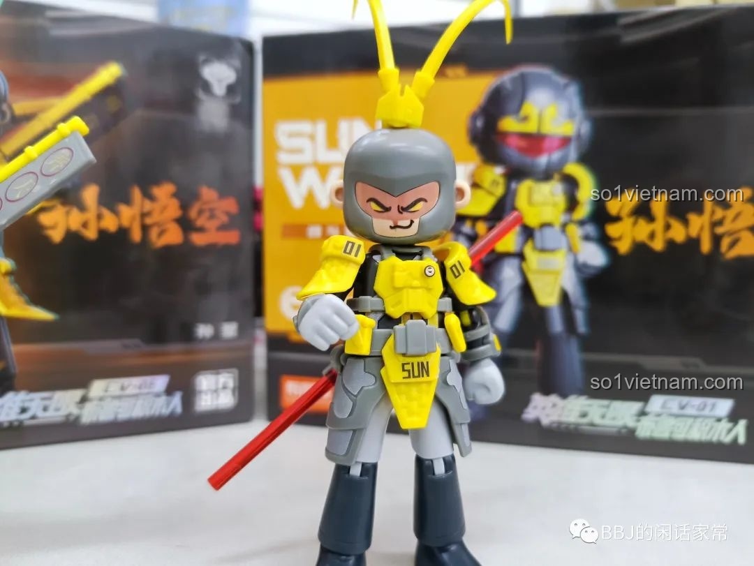 Chi tiết cây gậy Như Ý của Tôn Ngộ Không Pháp Tướng BLOKEES 85005