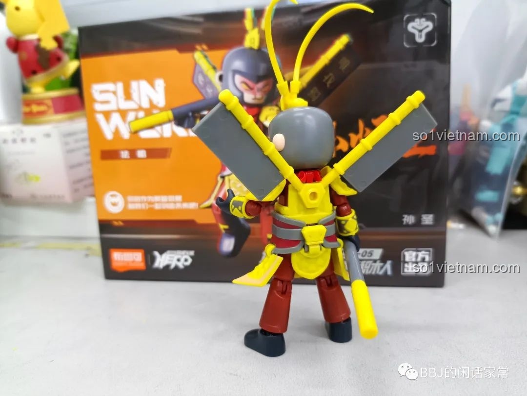 Mô hình Tôn Ngộ Không Pháp Tướng BLOKEES 85005 tạo dáng chiến đấu