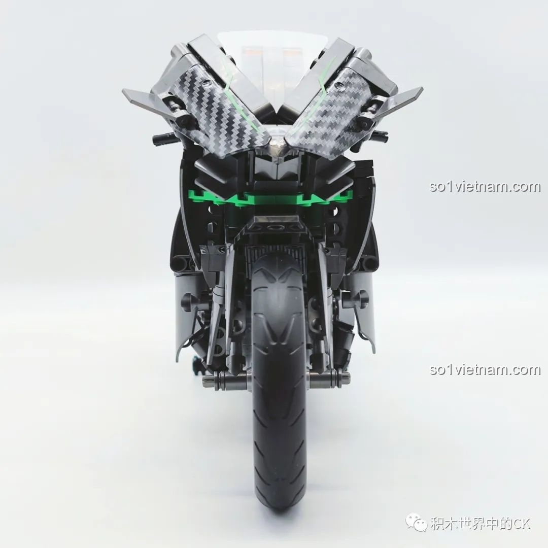 Bộ lắp ráp Xe mô tô Kawasaki Ninja H2R QJ 5183 chất lượng cao giá tốt, một mô hình đáng để sưu tầm.