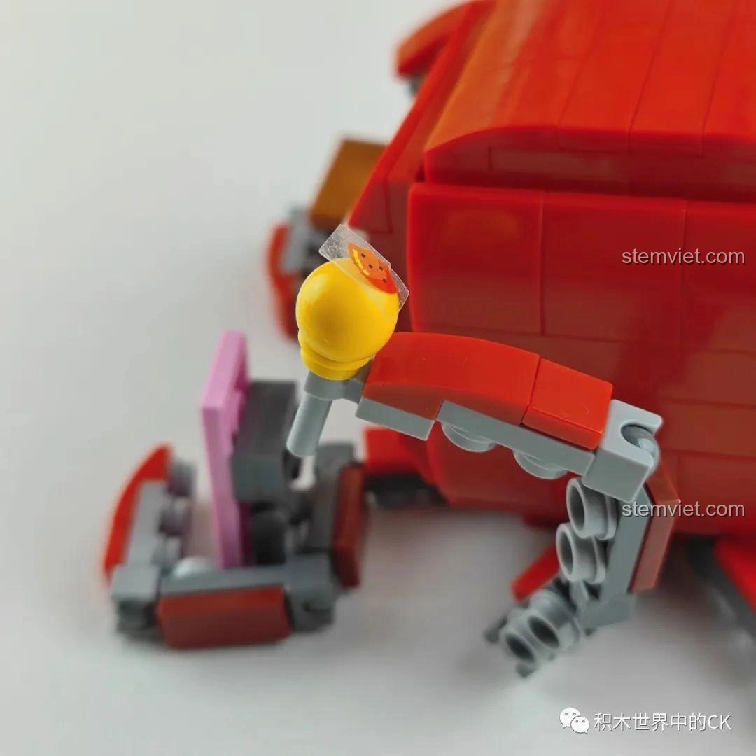 Mô hình lắp ráp Zhe Gao Phố Ẩm Thực CW6002 Cửa hàng bạch tuộc nướng mở ra, hiển thị quầy bán takoyaki.