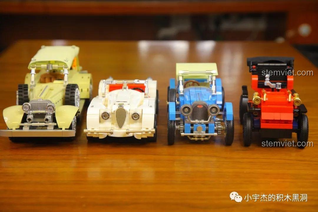 Bộ sưu tập xe cổ lắp ráp đa dạng, một ý tưởng tuyệt vời cho những ai yêu thích đồ chơi lắp ghép Xe hơi cổ điển Pháp Bugatti T38A.