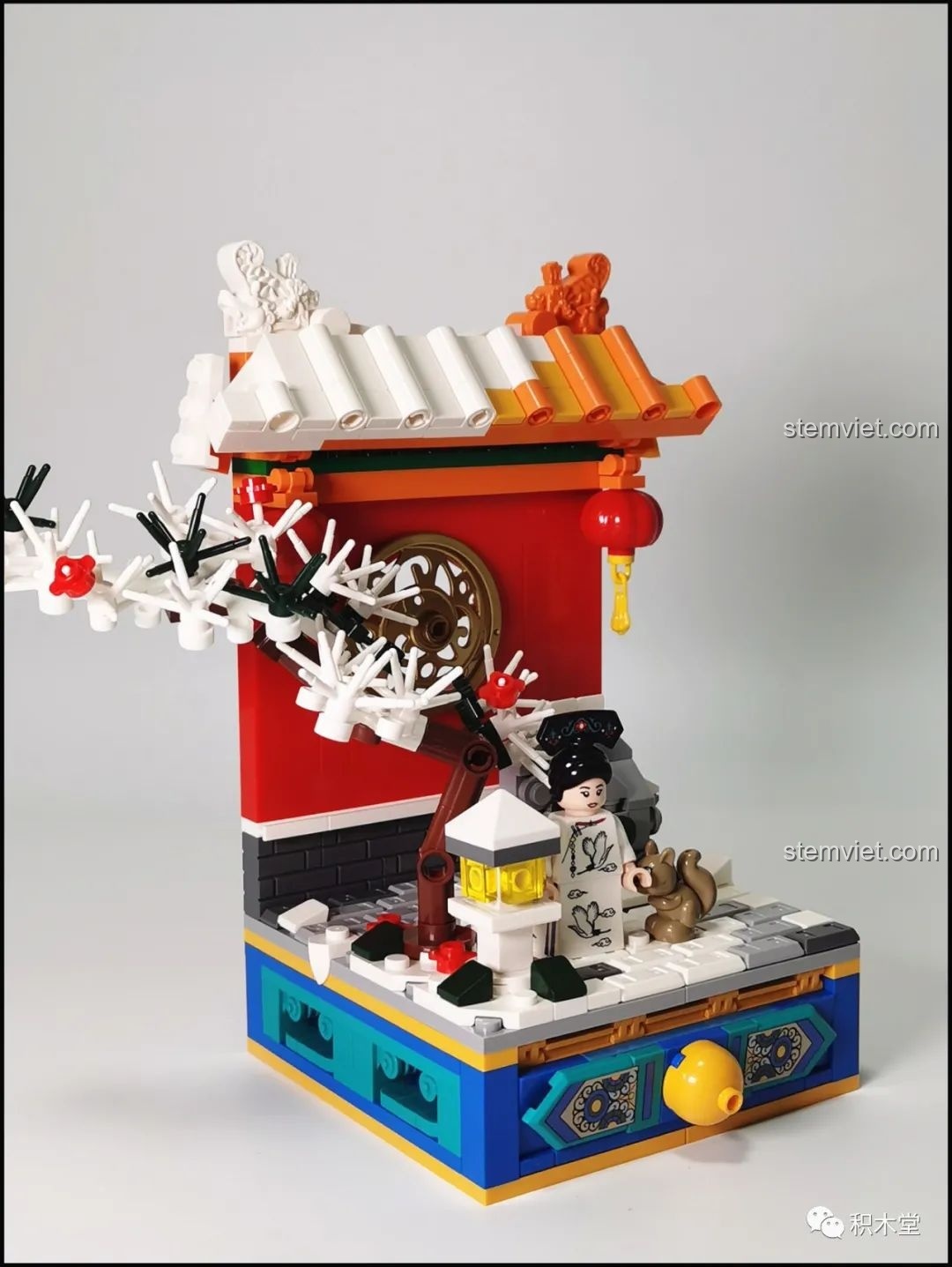 Toàn bộ bốn mô hình hoàn chỉnh của bộ lắp ghép Wekki Vườn Thượng Uyển Bốn Mùa