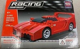 Bộ lắp ráp BRIC TEK 21502 Xe Đua Roadster Đỏ, đồ chơi mô hình xe đua thể thao cho bé trai 6 tuổi, giá tốt