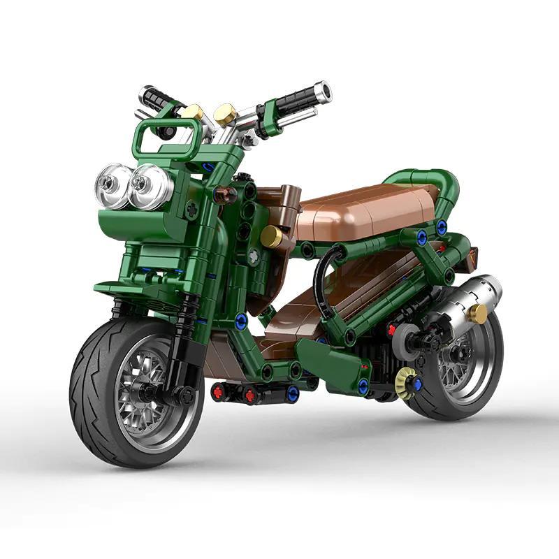 Bộ lắp ráp Mô tô Honda Rukus BrickCool KC018 450 mảnh ghép, đồ chơi mô hình phong cách retro độc đáo cho bé trai 8 tuổi, giá tốt.