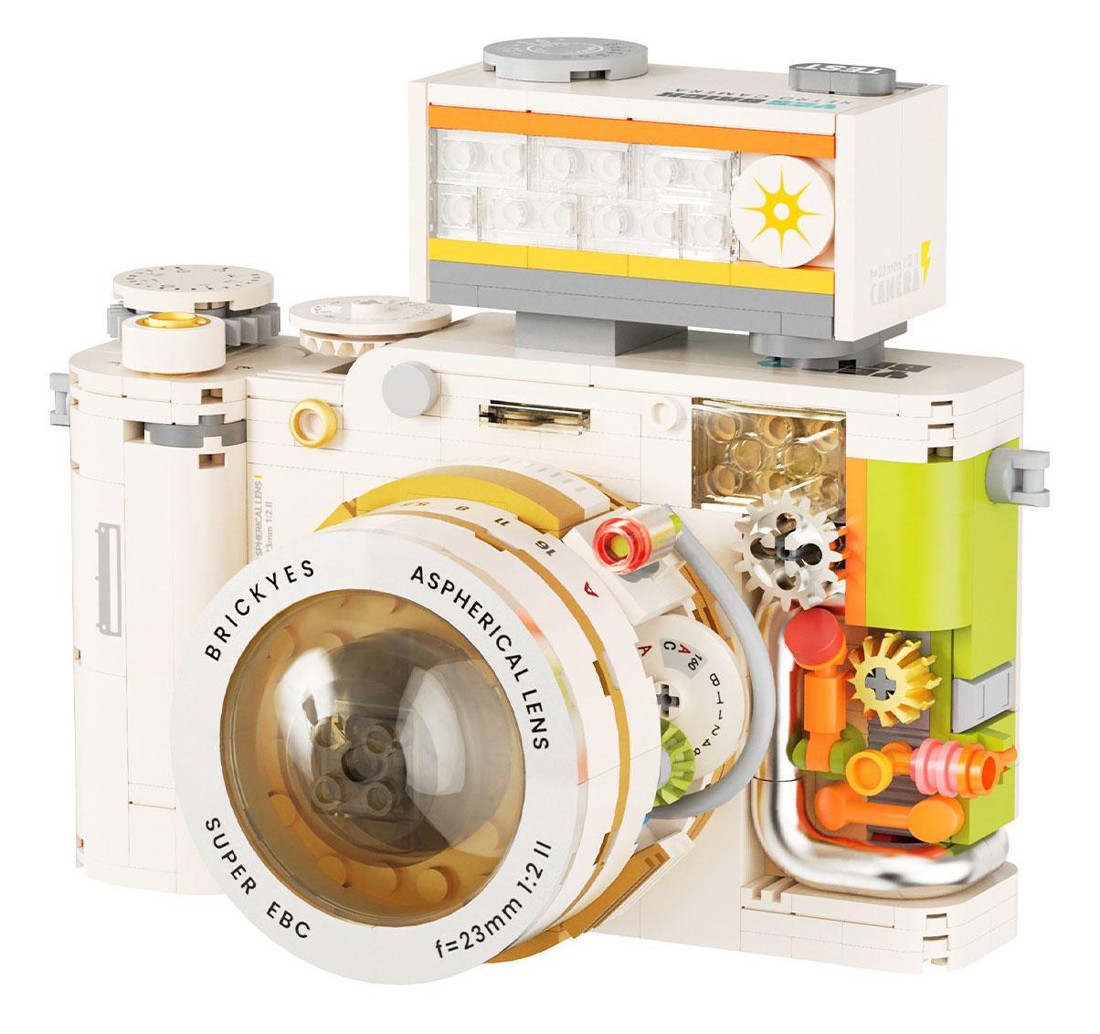 Bộ lắp ghép Máy Ảnh Cổ Điển Brickyes 2163, đồ chơi mô hình Máy Ảnh Retro chất lượng cao, phù hợp bé trai và bé gái 6 tuổi, giá tốt.