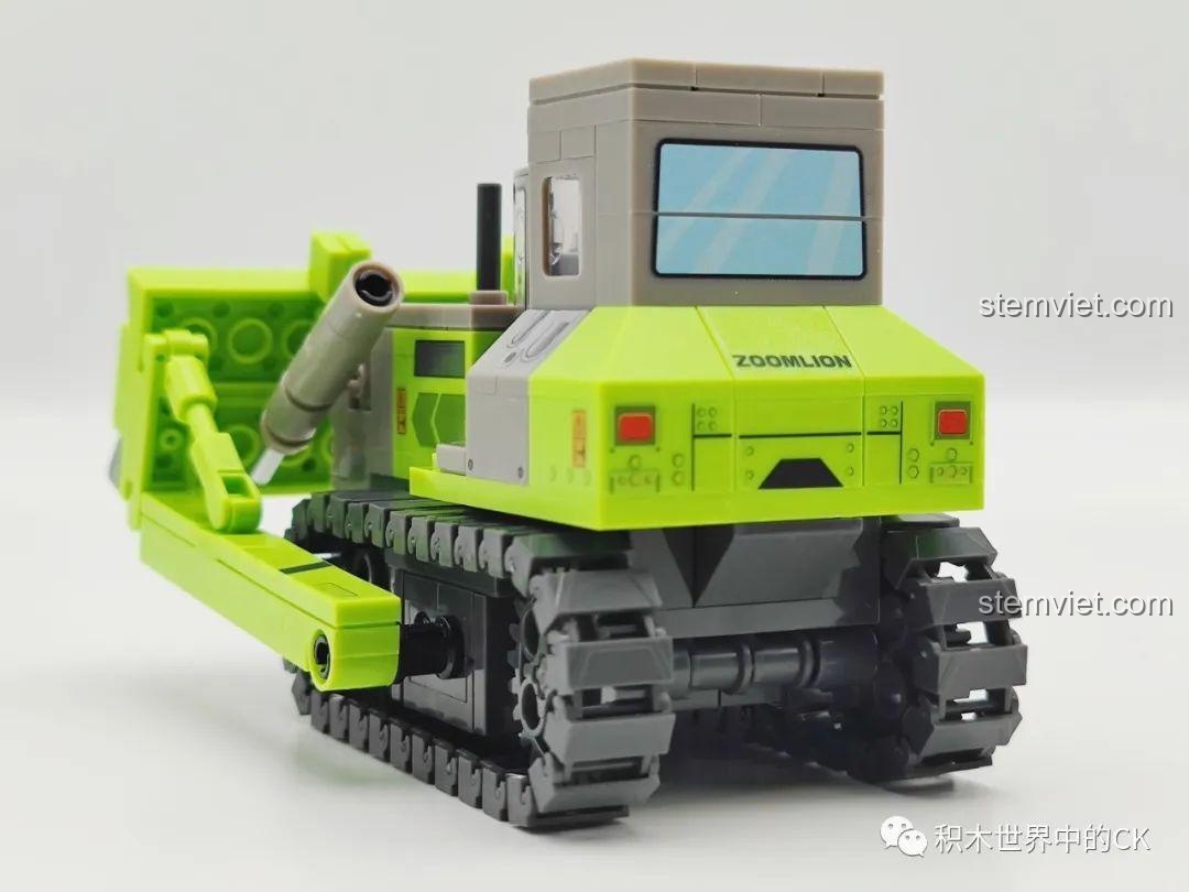 Cabin mô hình xe ủi SEMBO 705102 Zoomlion với cửa mở được, chi tiết bảng điều khiển, tăng tính tương tác cho trẻ.