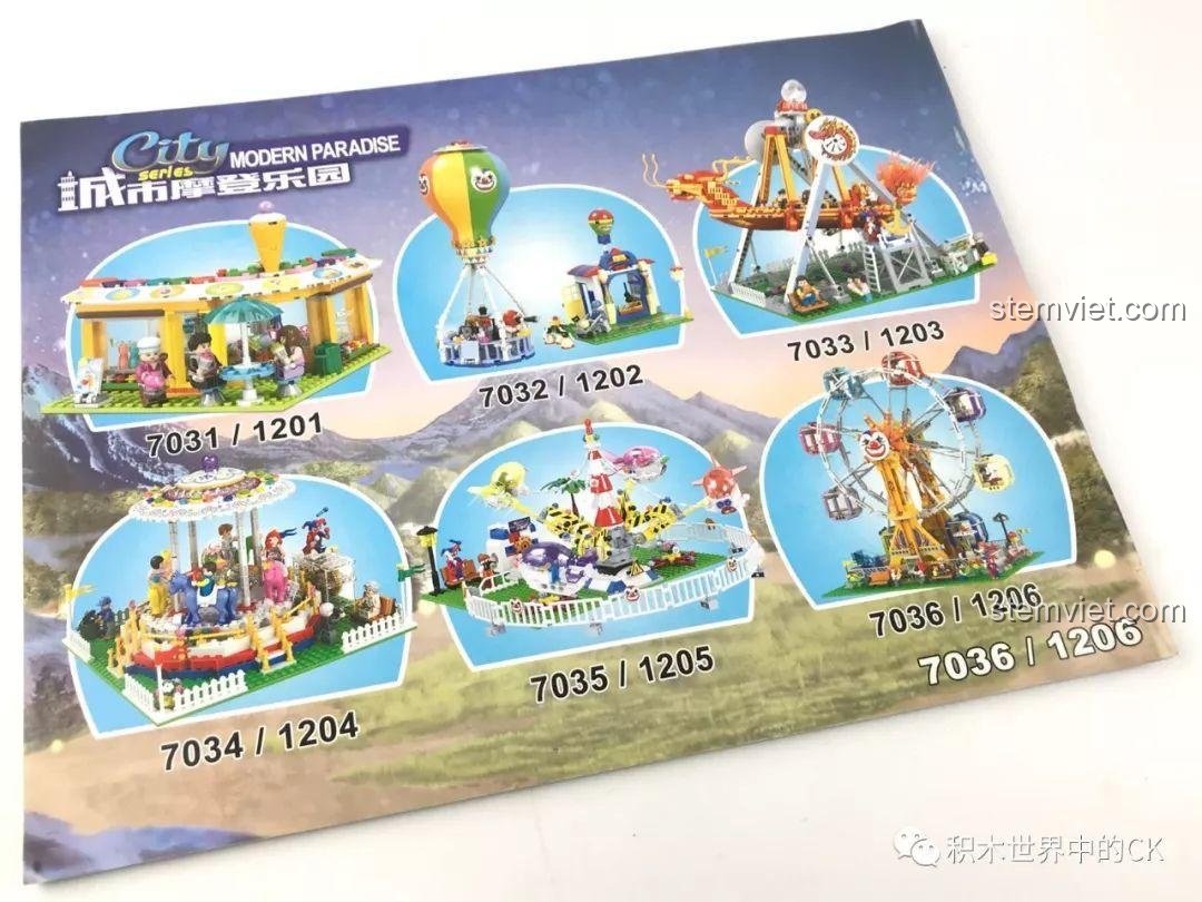 Giới thiệu các bộ lắp ráp khác trong cùng series City Modern Paradise của hãng Winner.