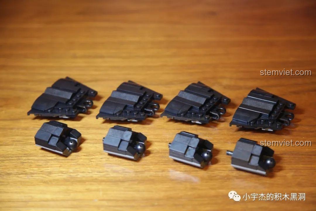 Các bộ phận nhỏ để lắp ráp đầu rắn trong sa bàn lắp ráp Xà Trận trong Tam Sinh Thế Chẩm Thượng Thư LE J923.