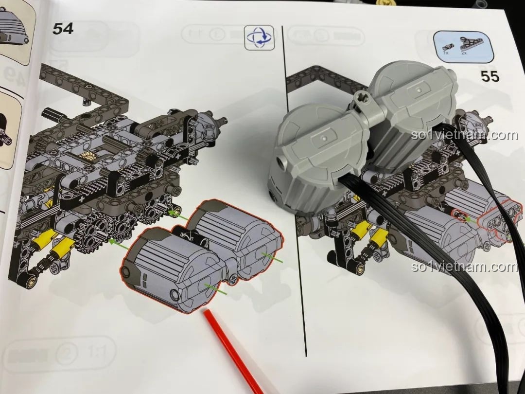 Các bước lắp ráp mâm xe HiPhi Z Pixel Sci-Fi Car Model của Pantasy