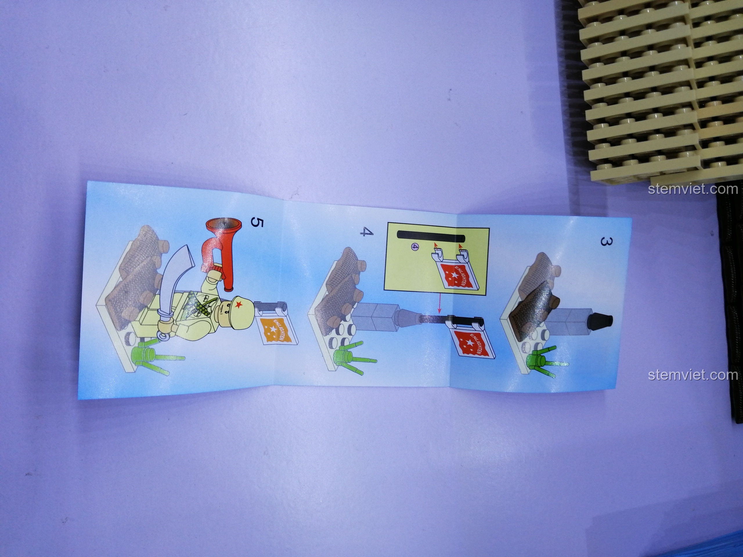 Các mảnh ghép của ENLIGHTEN 807 Chiến binh thổi kèn