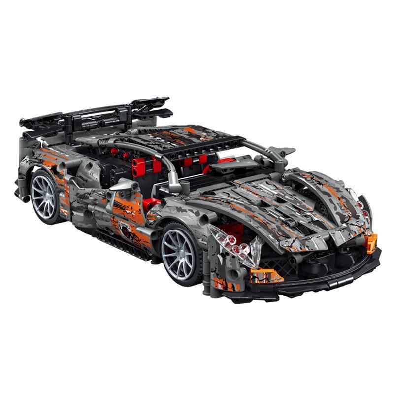 Bộ lắp ghép Siêu Xe McLaren Concept CaCo C013 tỉ lệ 1:14 màu xám cam, đồ chơi lắp ráp cho con trai 14 tuổi, chất lượng cao, giá tốt.