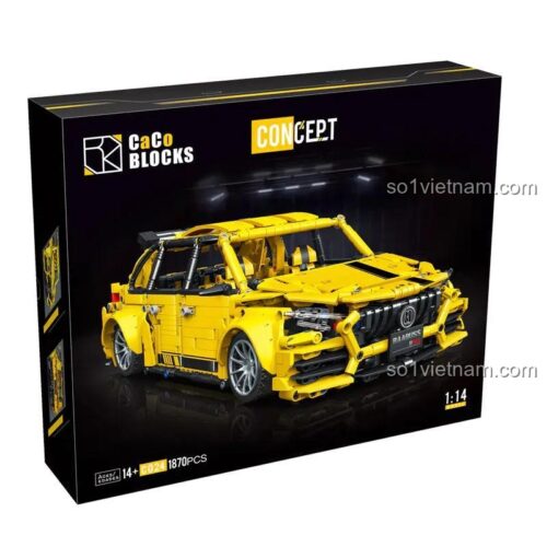 Hộp đồ chơi mô hình CaCo C024 Xe đua Mercedes A45 AMG Concept, quà tặng sinh nhật ý nghĩa cho con trai 14 tuổi.