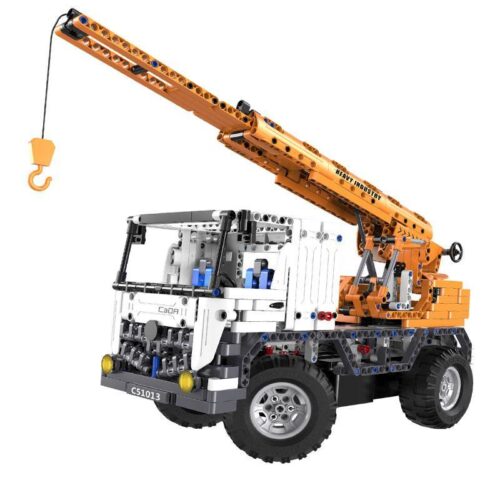 Bộ đồ chơi CaDA C51013 Xe Cần Cẩu Di Động lắp ráp 838 mảnh, điều khiển từ xa, phù hợp bé trai 6 tuổi, giá tốt.