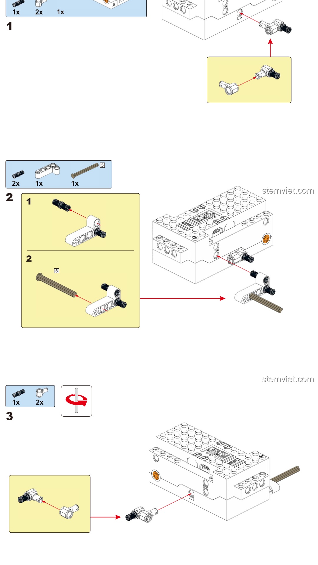 Xe Jeep Quân Sự CaDA C51015 hướng dẫn lắp ghép CaDA 1015 Xe Quân Đội PDF gốc chất lượng cao