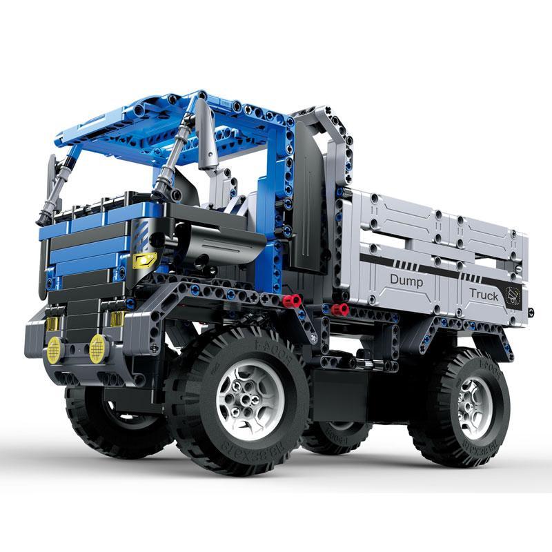 Bộ lắp ráp Xe Tải Tự Đổ CaDA C51017 điều khiển từ xa, mô hình xe công trình 638 mảnh ghép chất lượng cao cho bé trai 6 tuổi, giá tốt.