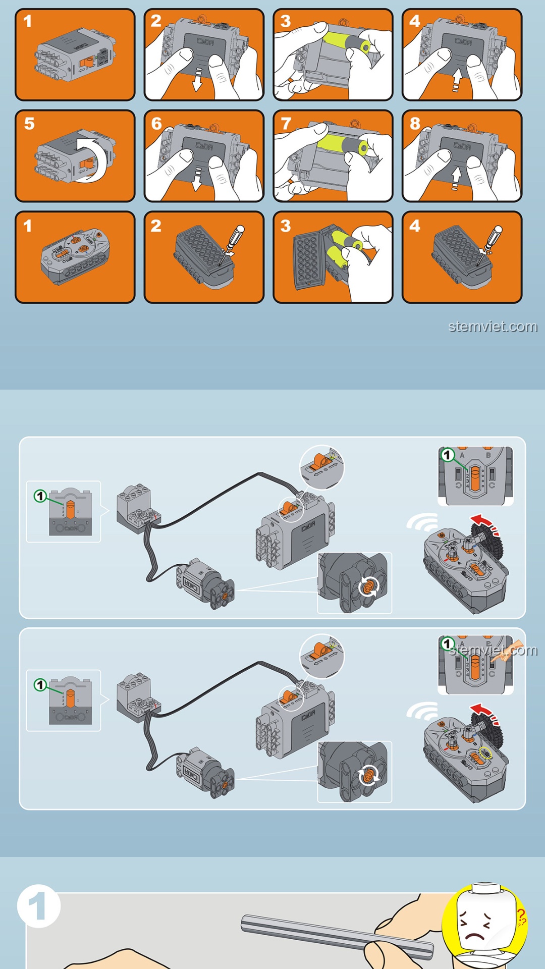 Xe Tăng Hổ 1 CaDA C51018 hướng dẫn lắp ráp CaDA 51018 Xe Tăng Tiger 1