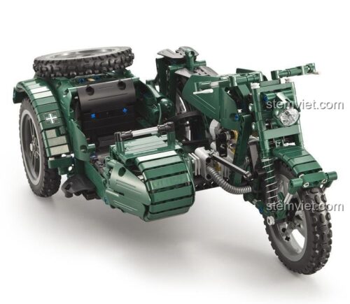 Đồ chơi mô hình Double Eagle C51021 Mô tô Quân sự Thế chiến II với thiết kế chi tiết, phù hợp bé trai 6 tuổi, chất lượng cao.