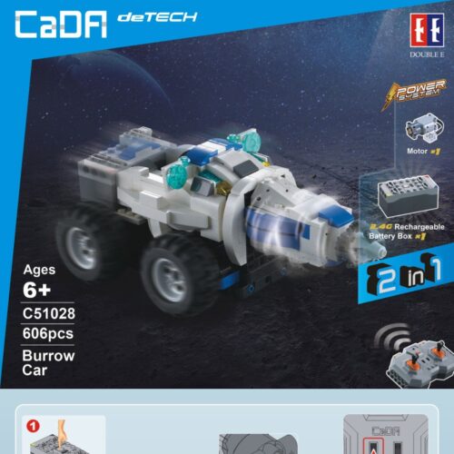 Robot DADA Điều Khiển Từ Xa CaDA C51028 sách CaDA C51028 Xe khoan điều khiển từ xa