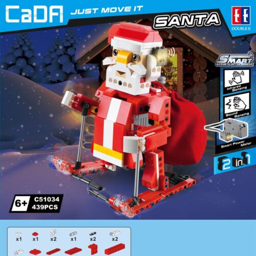 Bộ Lắp Ráp Ông Già Noel và Xe Trượt Tuyết Giáng Sinh CaDA Double Eagle C51034/Ông già Noel, Xe trượt tuyết Giáng sinh, Ông già Noel trượt tuyết, Xe tuần lộc Giáng sinh, Mô hình Giáng sinh, Đồ chơi Giáng sinh CaDA C51034 sách CaDA 1034 Xe trượt tuyết Giáng sinh, hướng dẫn lắp ghép CaDA C51034 Ông già Noel