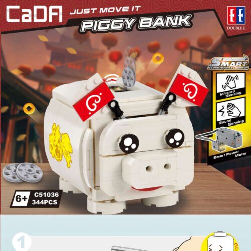 Ống heo tiết kiệm thông minh CaDA C51036 hướng dẫn lắp ráp CaDA C51036 Ống heo tiết kiệm thông minh