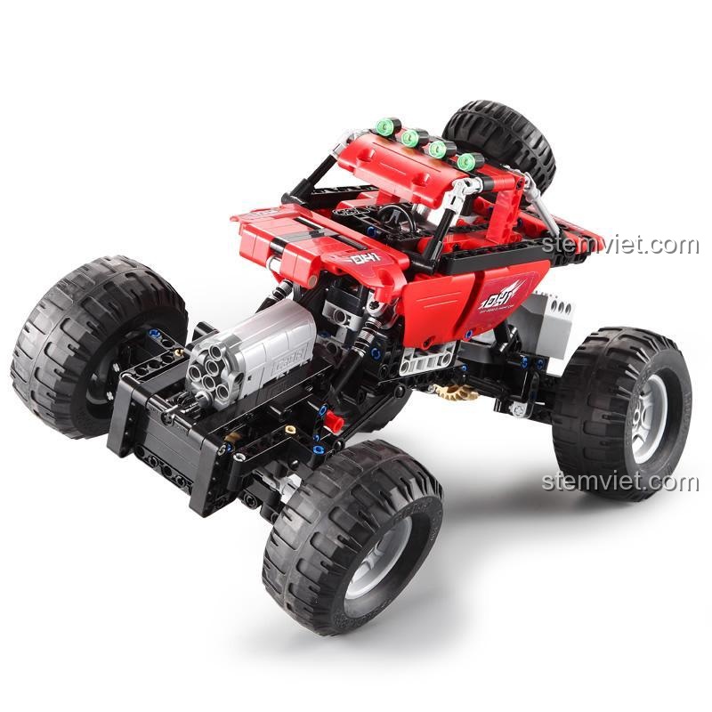 Đồ chơi mô hình CaDA C51041 Xe Địa Hình Điều Khiển Từ Xa với khả năng chuyển đổi chế độ đua/leo núi, món quà đáng tiền cho bé trai.
