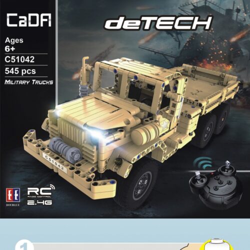 Sách Hướng Dẫn Lắp Ráp Xe Tải Quân Sự CaDA C51042, Hướng dẫn lắp ghép CaDA C 51042 Mô hình Xe Tải Quân Sự PDF gốc chất lượng cao