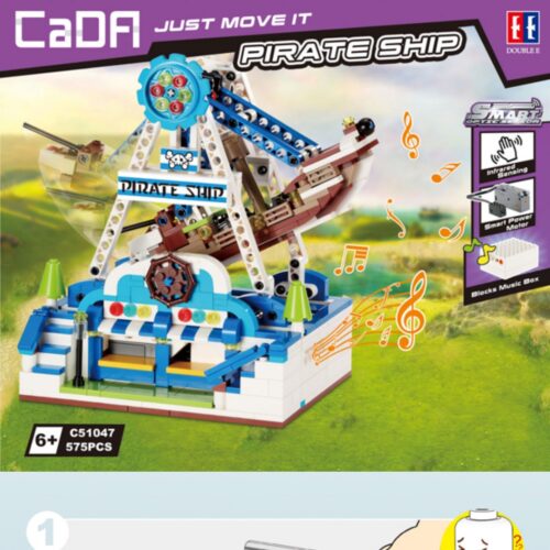 Tàu Hải Tặc Đu Quay CaDA C51047 - Hướng dẫn lắp ráp Tàu Hải Tặc Đu Quay CaDA 51047