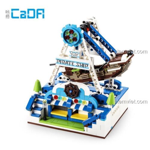 Hộp bộ lắp ráp CaDA C51047 Tàu Hải Tặc Đu Quay, đồ chơi lắp ráp CaDA chất lượng cao cho bé trai và bé gái 6 tuổi, giá tốt.