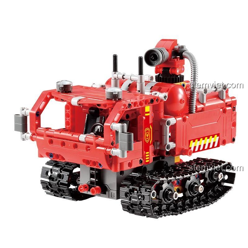 bộ lắp ráp Robot Biến Hình Cứu Hỏa, đồ chơi mô hình Xe Cứu Hỏa Điều Khiển Từ Xa, robot cứu hỏa mạnh mẽ, đồ chơi giáo dục cho bé trai 6 tuổi, chất lượng cao.