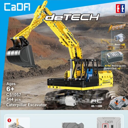 Máy Xúc Bánh Xích Điều Khiển Từ Xa CaDA C51057 sách hướng dẫn CaDA C51057 Xe đào đất bánh xích PDF gốc chất lượng cao