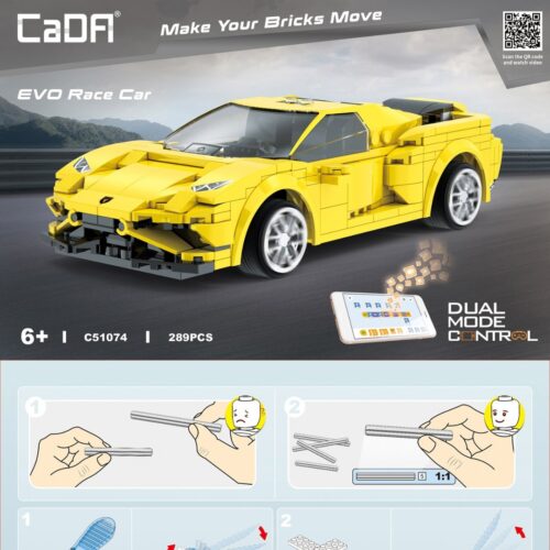 Siêu xe EVO CaDA C51074 hướng dẫn CaDA C51074 Mô hình xe đua EVO