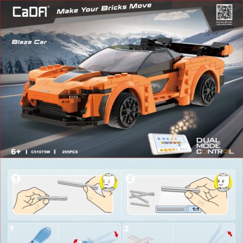 Siêu xe Blaze Car CaDA C51075 sách hướng dẫn lắp ghép CaDA C51075 Xe thể thao Blaze Car