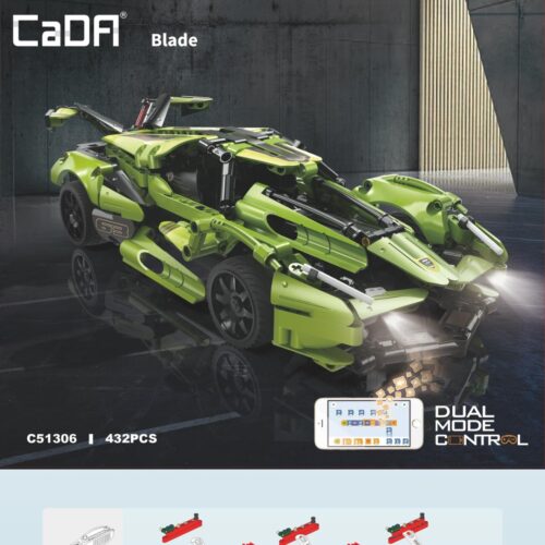 Sách Hướng Dẫn Lắp Ráp Xe Đua Thể Thao Blade CaDA C51306 - Hướng dẫn lắp ghép CaDA C51306 Mô Hình Xe Đua Blade