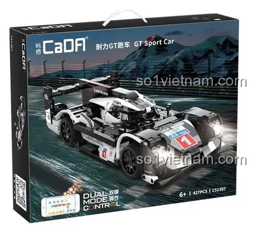 Bộ lắp ráp Xe Đua GT CaDA C51307 Xe Đua GT Thể Thao 1:14 Tốc Độ Kinh Hoàng, Thiết Kế Đỉnh Cao cho bé trai 6 tuổi+ giá tốt